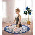 Round Meditation Pilates Natural Rubber Non-Slip yoga mat